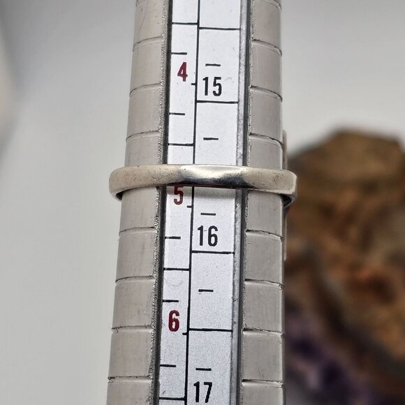 VTG Sterling Silver Pink Queen Conch Shell Marcasite Ring Sz 5 WS Art Deco Style - Picture 9 of 10